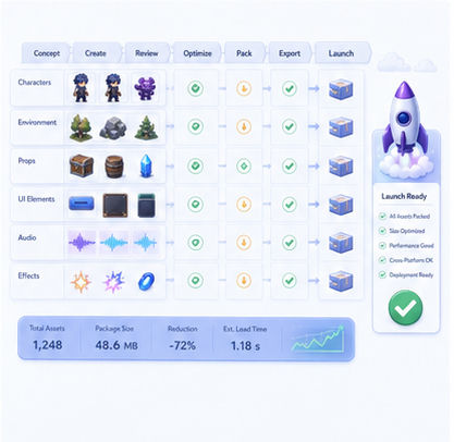 Indie Game Launch Asset Pipeline Checklist: From Raw Art to Engine-Ready Files