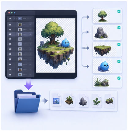 PSD Layer Exporter:从美术源文件到游戏资源包的高效导出方法