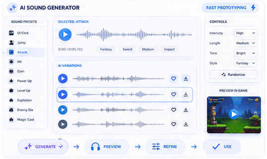 AI Game SFX Generator for Rapid Prototypes: Build Consistent Sound Feedback Fast