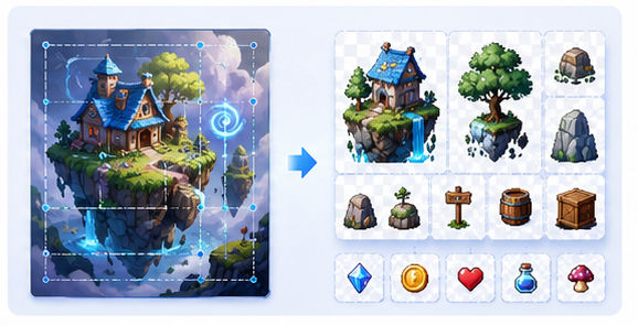 How to Turn AI-Generated Art Boards into Game-Ready Sprites