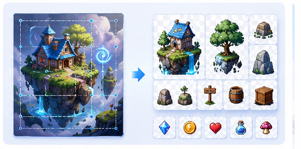 How to Turn AI-Generated Art Boards into Game-Ready Sprites