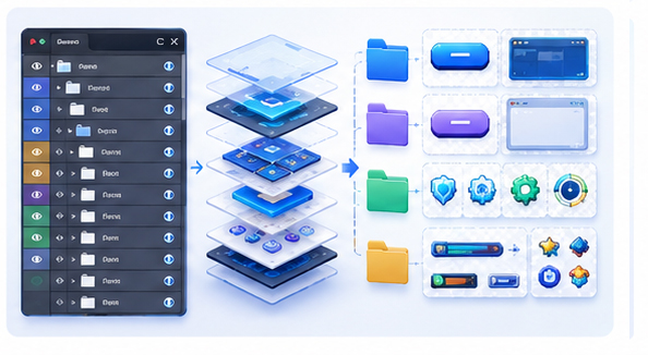 PSD Layer Export Checklist for Production Game UI