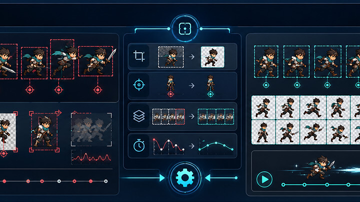 How to Fix Jittery Sprite Animations: Alignment, Trimming, and Timing